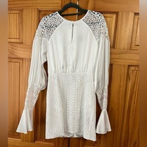 White long sleeve dress